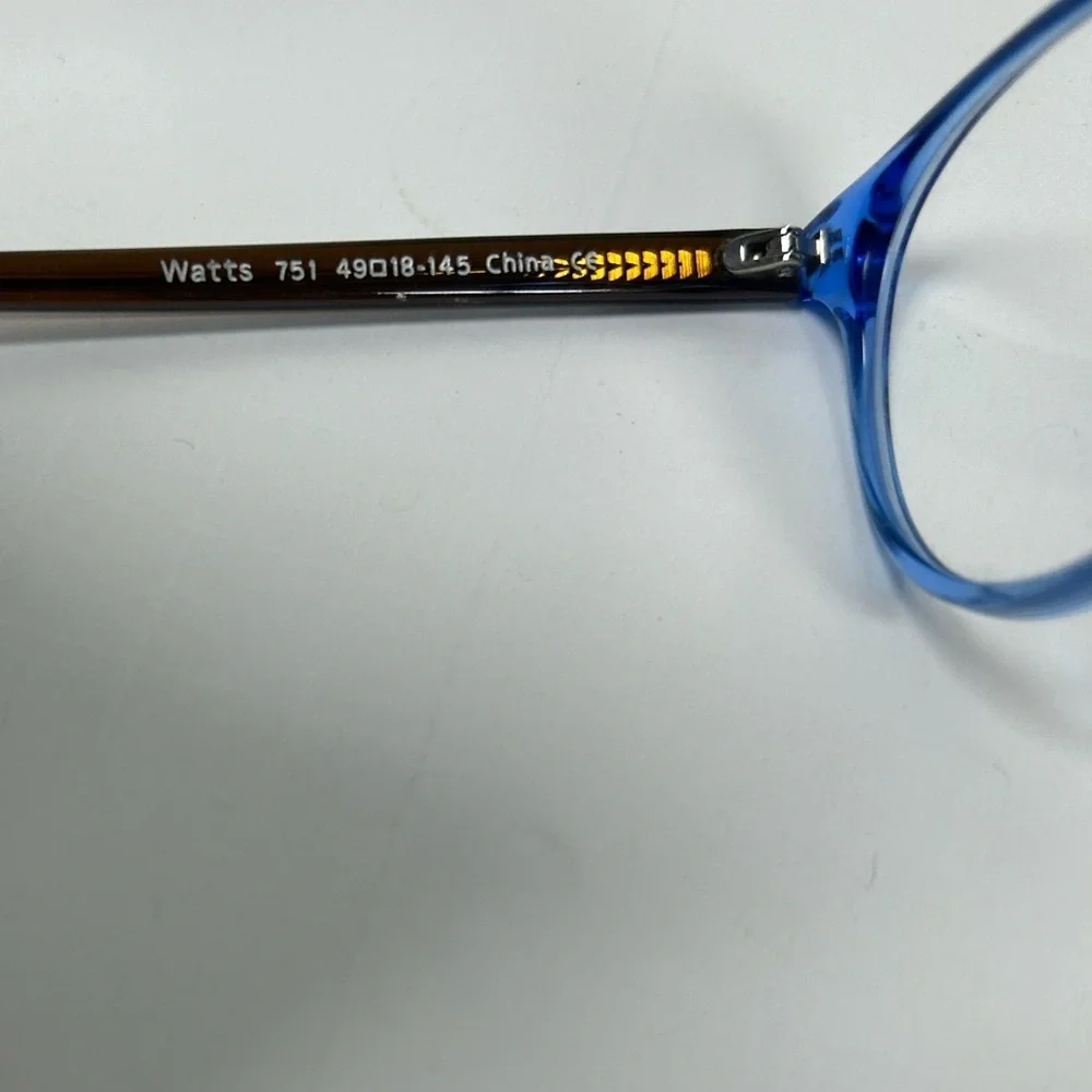 Warby Parker Watts Frames Blue and Brown
